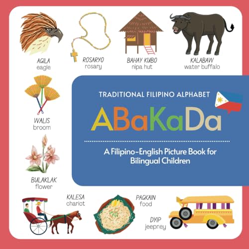 Filipino Abakada Book: Traditional Filipino Alphabet | A Filipino-English Picture Book