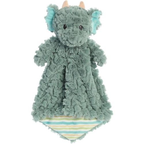 Aurora® Snuggly Magical Dragon Jaxon Luvster Baby Stuffed Animal - Soft & Cuddly Toy - Comforting Companion - Green 14 Inches