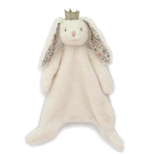 Princess Bunny Baby Security Blanket Faith - Cream