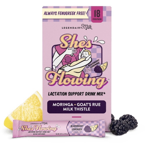 Legendairy Milk She's Flowing Lactation Drink Mix, 4.9 oz