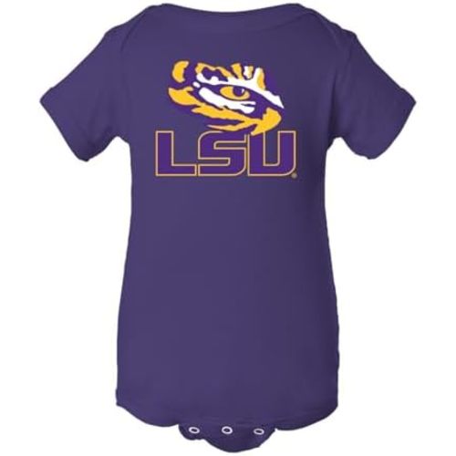 CornBorn Kids LSU Tigers Infant Bodysuits | Choose Your Design
