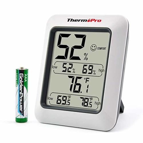ThermoPro TP50 Digital Hygrometer Indoor Thermometer Humidity Monitor with Temperature Humidity Gauge