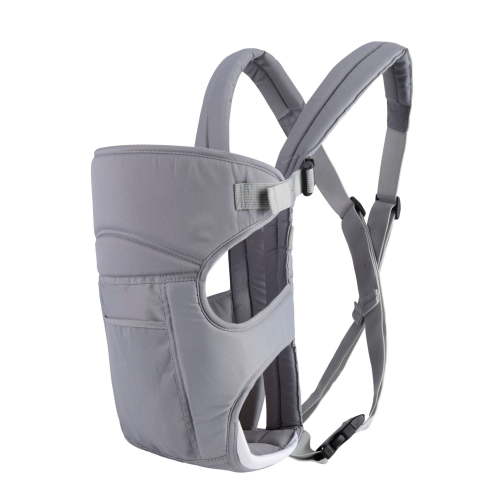Baby Carrier Infant Carrier Ergonomic Baby Carrier Backpack,Breathable Front Back Carrying Wrap Seat for Newborn Toddlers up to 33 lbs,Gray