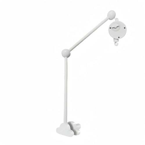 Baby Crib Mobile Arm,27.2 Inches Wooden Baby Mobile Hanger for Crib | Adjustable Mobile Arm for Crib Cot Bed Bassinet Wind Chimes Bed Bell Nursery Cloud Design