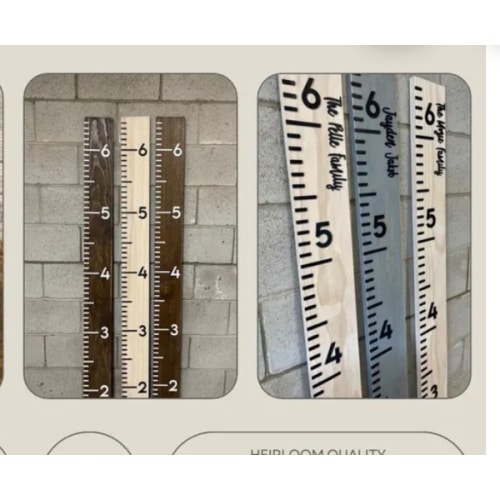 Custom Wooden Ruler Growth Chart | Nursery | Children Decor | Birthday Gift | Housewarming Gift | Kids Gift Ideas
