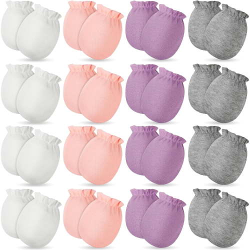 Mittens - Mittens No Scratch 0-6 Months Warm for Boys & Girls