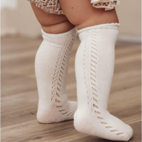 French Lace Socks – Olive and Cradle