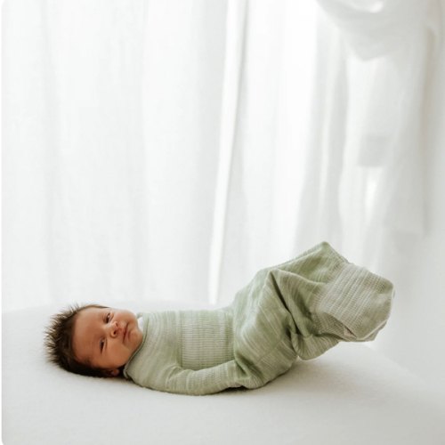 Bamboo Blend Mint Swaddle Sleep Sack – Swaddelini