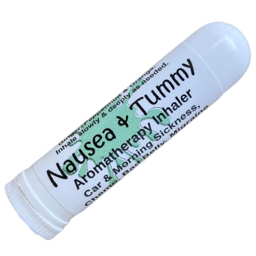Urban ReLeaf Nausea & Tummy Aromatherapy Inhaler! Fast Relief. 100% Natural, Drug Free Pocket or Purse Stick, Handy Portable. Essential Oils of Ginger, Peppermint, and Orange. Made Fresh in The USA!
