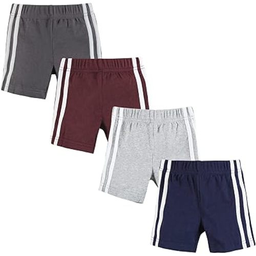 Hudson Baby Unisex Baby Shorts Bottoms 4-Pack