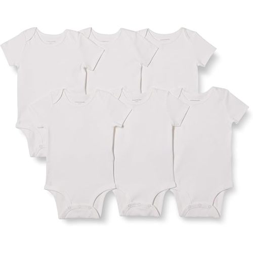 Amazon Essentials Unisex Babies' Short-Sleeve Bodysuits