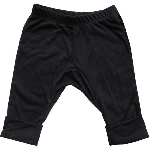 Organic Cotton Black Baby Pants