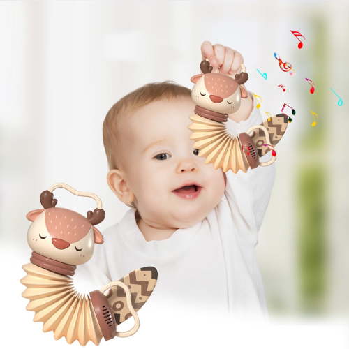 IBaodan Kids Toys Animalsaccordionsmusical Instruments Babies Comforting Sleeping Toys Educational Toys Music Exercises Coordination Fidgeting Toy Gift For Kids Multi-color Plastic