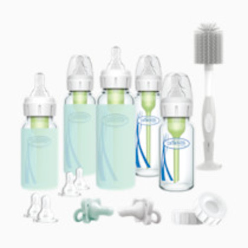 Dr. Brown's Options+ Narrow Glass Baby Bottle Starter Gift Set - White