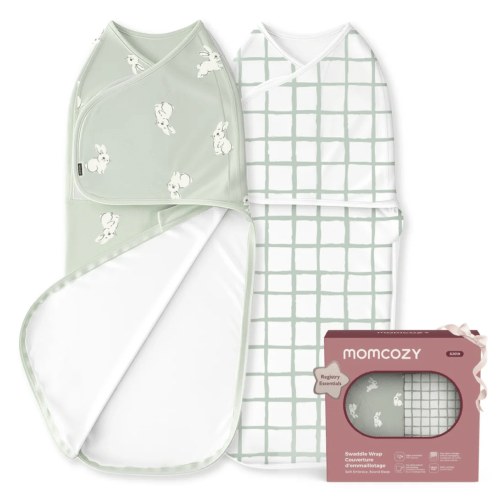 Baby Swaddle Velcro Wrap for Newborns, 0-3 Months | Momcozy