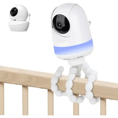 Adjustable Baby Monitor Mount for Babysense Max View/HDS2/V43/V24R/VBM55TX Video Baby Monitor, No Drilling Flexible Non-Slip Baby Camera Stand, Tripod Baby Camera Bracket Without Wall Damage