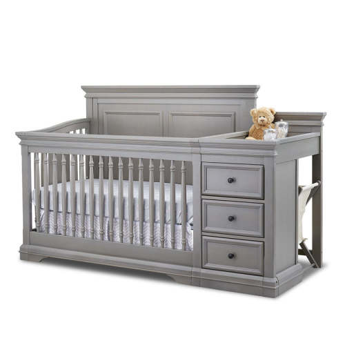Sorelle Portofino Crib & Changer  - Weathered Gray