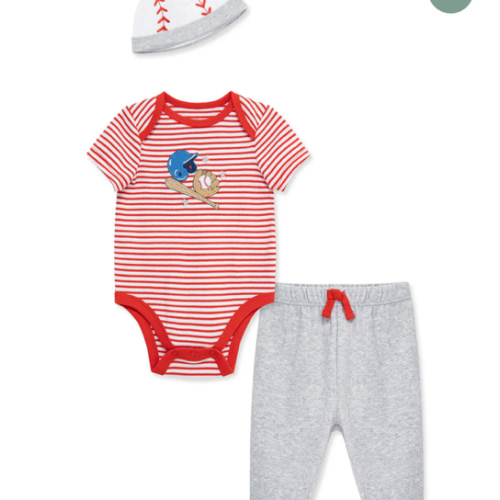Baseball Bodysuit & Pant Set