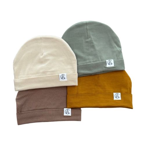 Satin Lined Jersey Beanie Trio Bundle – Aarin & Co.