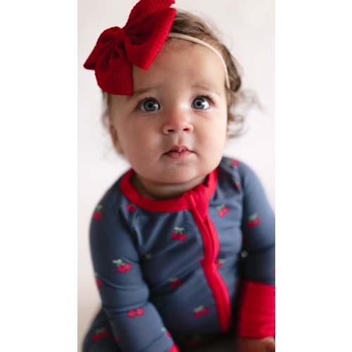 Infant Romper in Cherries