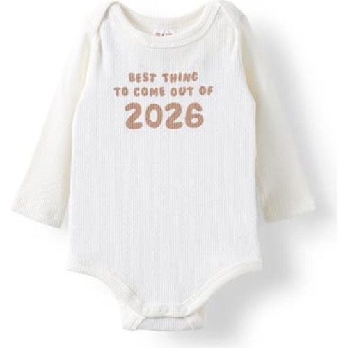 Organic Pointelle Long Sleeve Bubbysuit, 0-3M