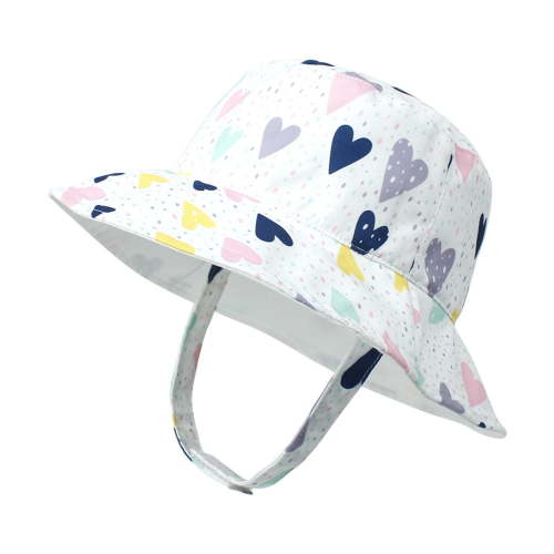 Toddler Baby Sun Hat Summer UPF 50+ Protection for Boys Girls Kids Adjustable Beach Hats with Bucket Wide Brim Outdoor Kid's Protection Hat For Toddler Boys Girls Adjustable Bucket Hat