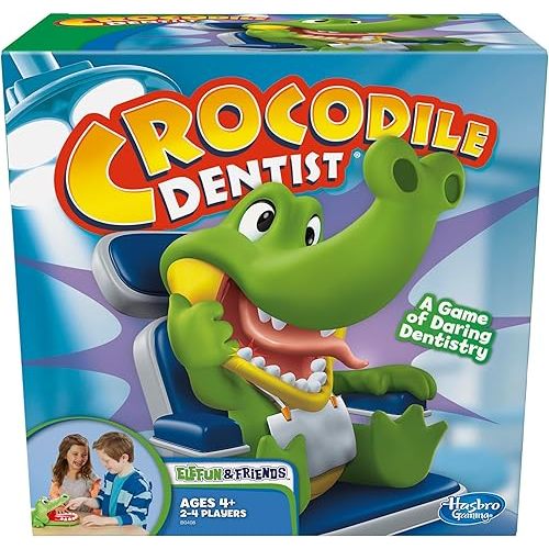 Hasbro Gaming Crocodile Dentist Kids Board Game, Ages 4 And Up (Amazon Exclusive)