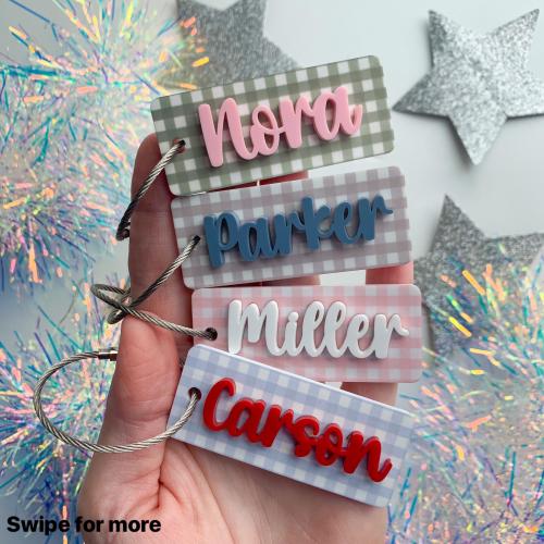Diaper Bag Name Tag