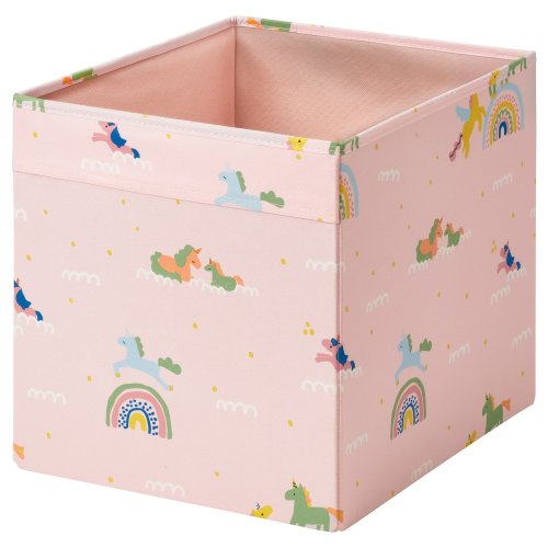 REGNBROMS Box - pink/unicorn 13x15x13 "