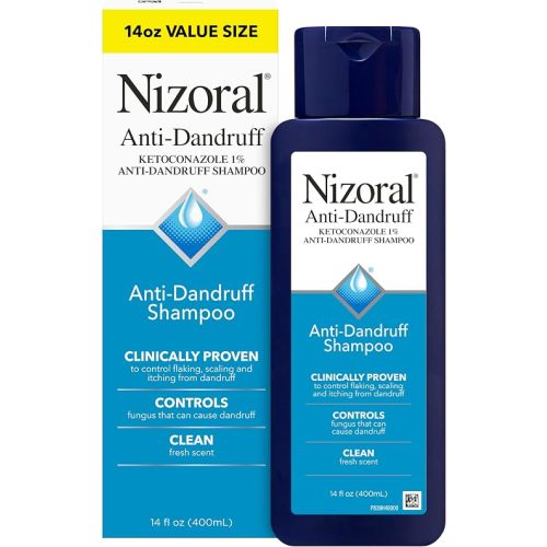Nizoral Anti-Dandruff Shampoo with 1% Ketoconazole, Fresh Scent, 14 Fl Oz