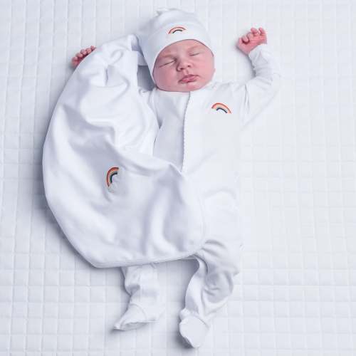 Our Rainbow Baby Footie