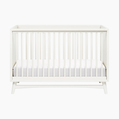 babyletto Peggy 3-in-1 Crib with Toddler Bed Conversion Kit - Warm White