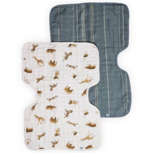Little Unicorn Organic Cotton Muslin Burp Cloth - 2pk