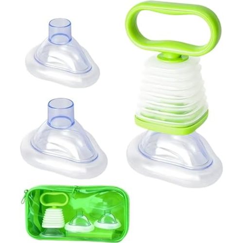 Portable Suction Rescue Device Travel-Ready Anti-Choking Kit,Airway Clearance First Aid Tool for Adults and Children