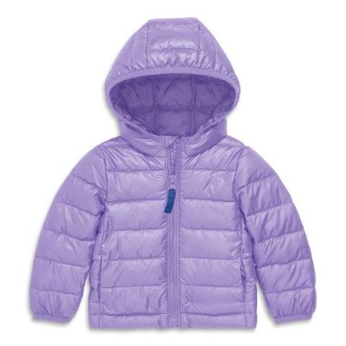 Primary Baby Lightweight Puffer Jacket in Iris Size 3-6 Months