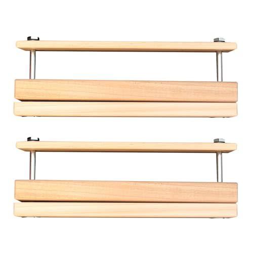 Cardinal Gates SPC02 Spindle Clamp for Safety Gates - No Hole Baby Gate Banister Adapter - Wooden Baby Gate Mounting Kit - Made in the USA - 2 Spindle Clamps - Made in USA