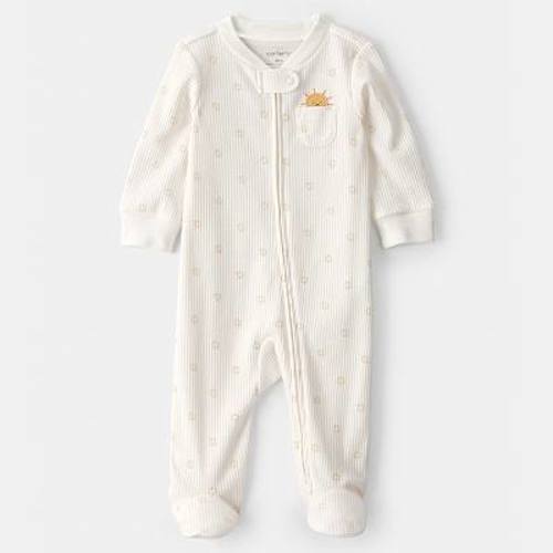 Baby Carter's 2-Way Zip Sleep & Play Pajamas with Sun Design