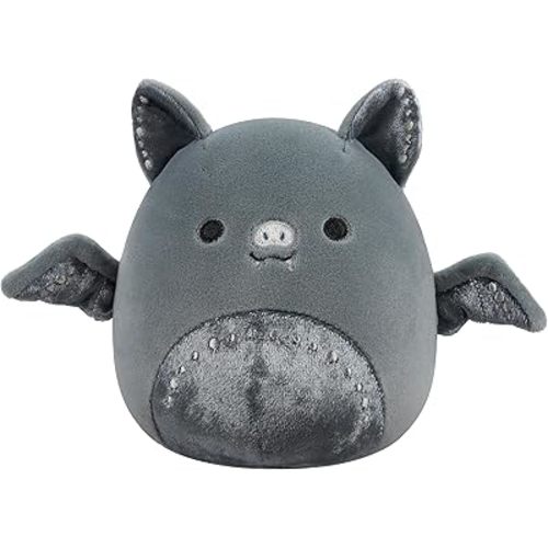 Squishmallows Original 5in Millennia The Grey Bat with Velvet Accents – Official Jazwares Plush (Little)