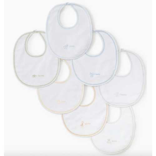 Kissy Kissy
Boys Days of the Week Bibs Set