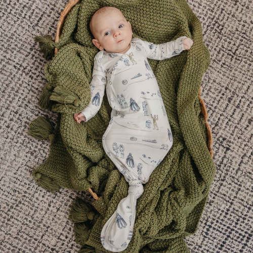 Newborn Knotted Gown - Tatooine