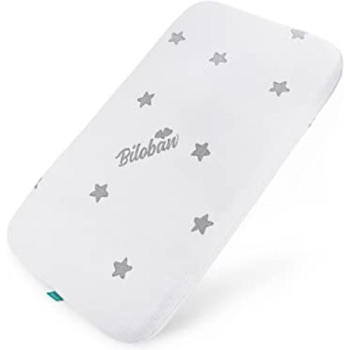 Bassinet Mattress Pad Fit for 18" x 32" Semphis, RONBEI, QUTANIX, IKOMZY, Cuddor and Ingenuity Foldaway Rocking Bassinet, Waterproof Breathable Soft, Baby Foam with Removable Zippered Cover