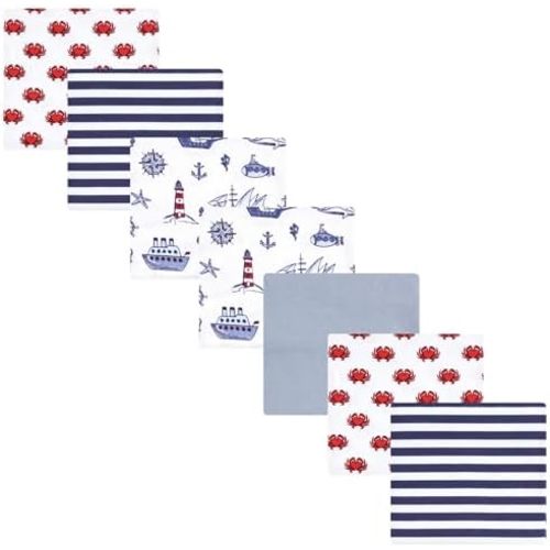 Luvable Friends Little Treasure Flannel Receiving Blankets 7pk