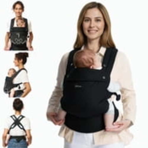 Momcozy Baby Carrier for Infant to Toddler, Ergonomic, Comfortable and Lightweight, Suitable for Babies 7-44 Ibs, Easy to Wear, Hands Free, Enhanced Lumbar Support