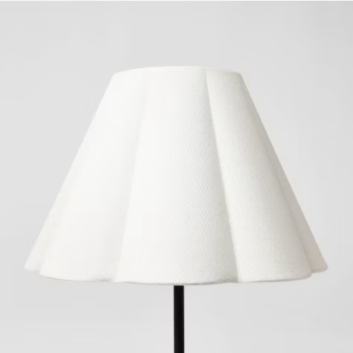Scallop Pleated Lamp Shade White - Threshold™ Designed With Studio Mcgee
