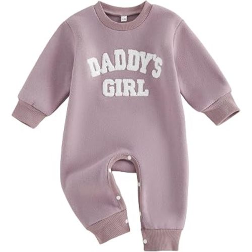 Newborn Baby Girl Fall Outfit Romper Jumpsuit Warm Infant Clothes