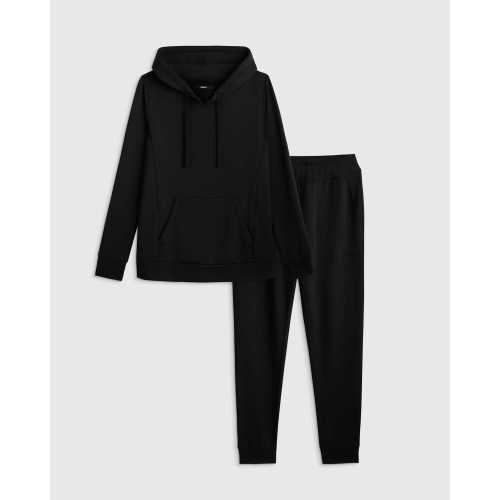 SuperSoft Cozy Lounge Maternity Set in Black