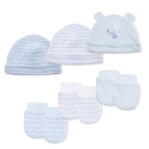 Playful Bears Hat & Mitt Set