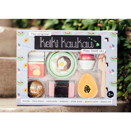 Keiki Kaukau Wooden Play Food Set