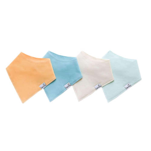 4 Pack Baby Bandana Bibs - Bennie