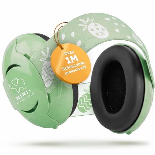 Schallwerk ® Mini+ Baby Ear Muffs – Infant Noise Cancelling Headphones, Toddler Ear Protection, Baby Headphones for Noise